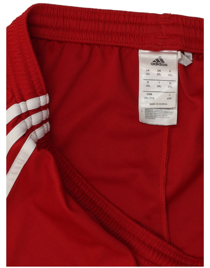 Adidas muške sportske kratke hlače Climalite 2XL crveni poliester