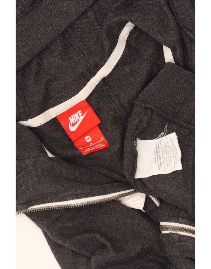 Nike ženski pulover s kapuljačom s patentnim zatvaračem UK 12 srednje sivi poliester