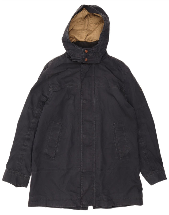 TIMBERLAND muška parka jakna s kapuljačom UK 40 Large tamnoplavi pamuk