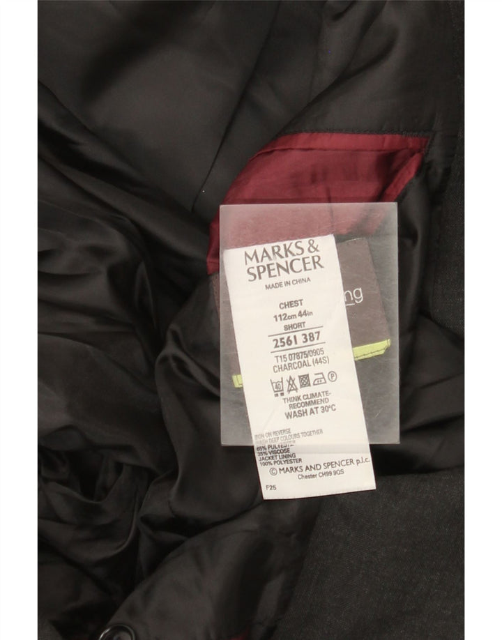 Marks & Spencer muška jakna sa 2 gumba UK 44 XL sivi poliester
