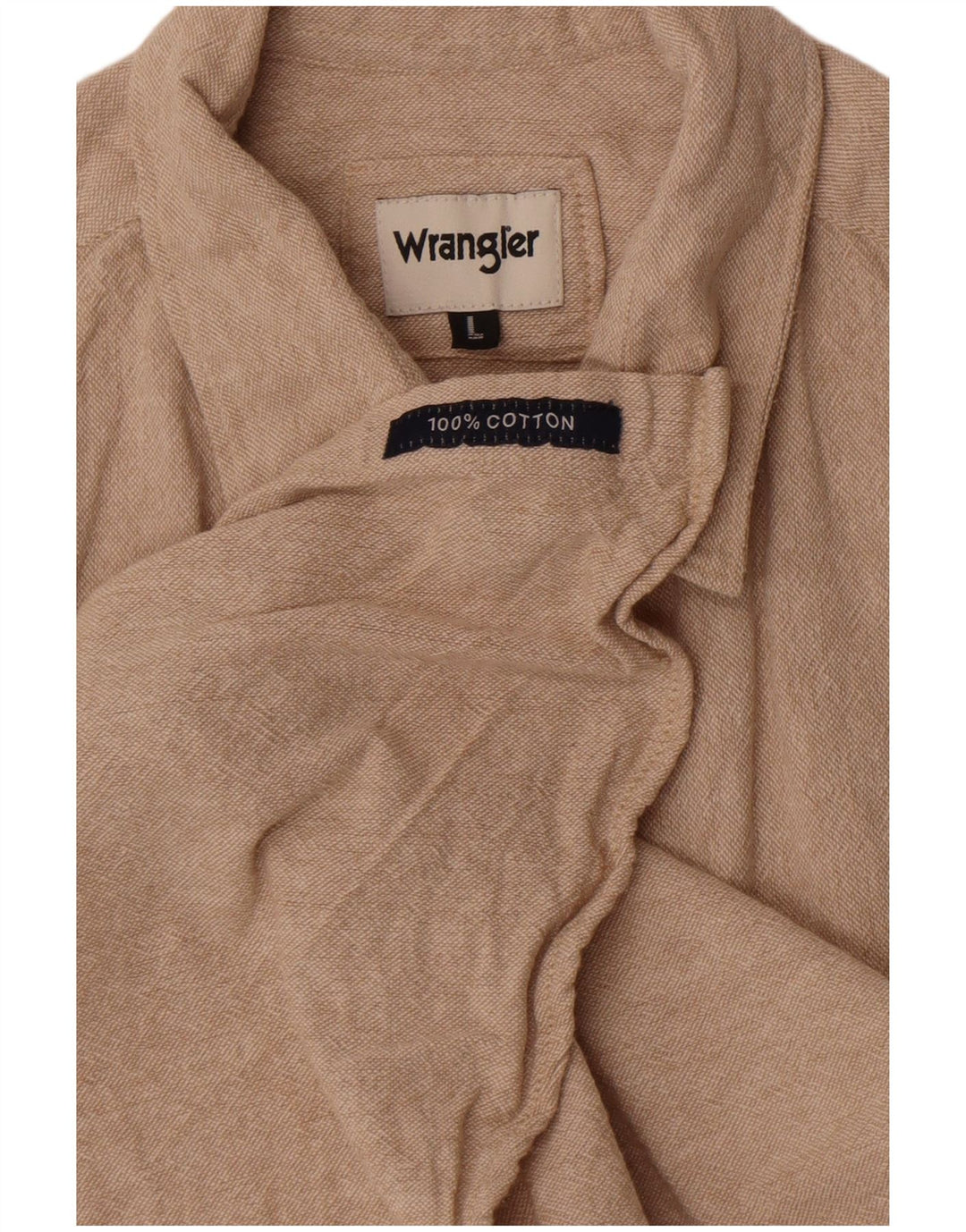 Wrangler muška majica kratkih rukava velika bež pamuk