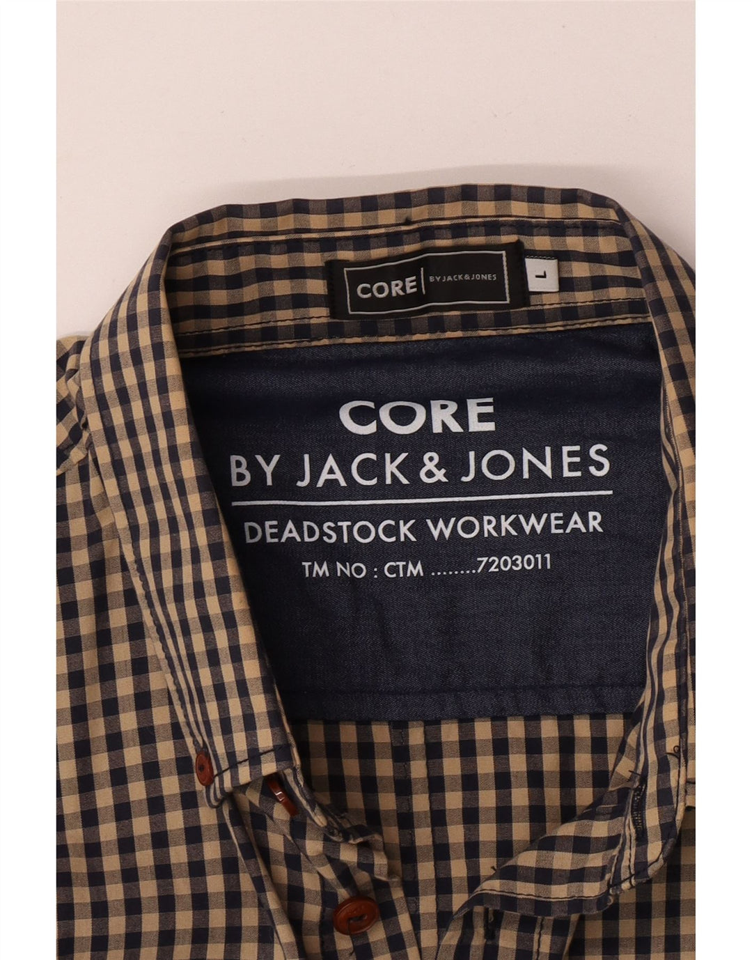 Jack & Jones muška košulja velika smeđa gingham
