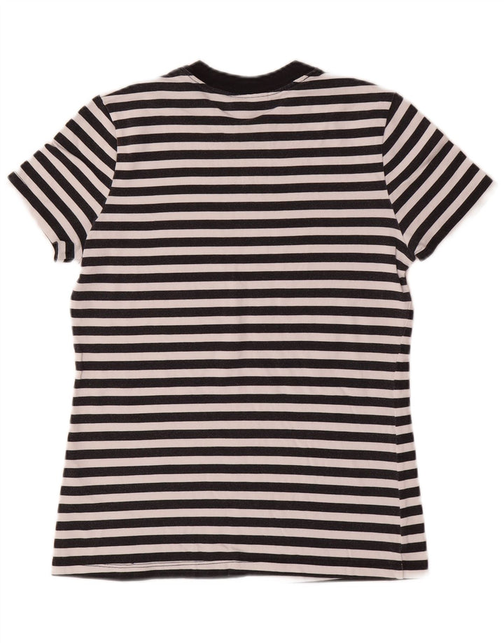 NIKE Ženska majica kratkih rukava s grafičkim motivima UK 10, pamuk na male crne pruge