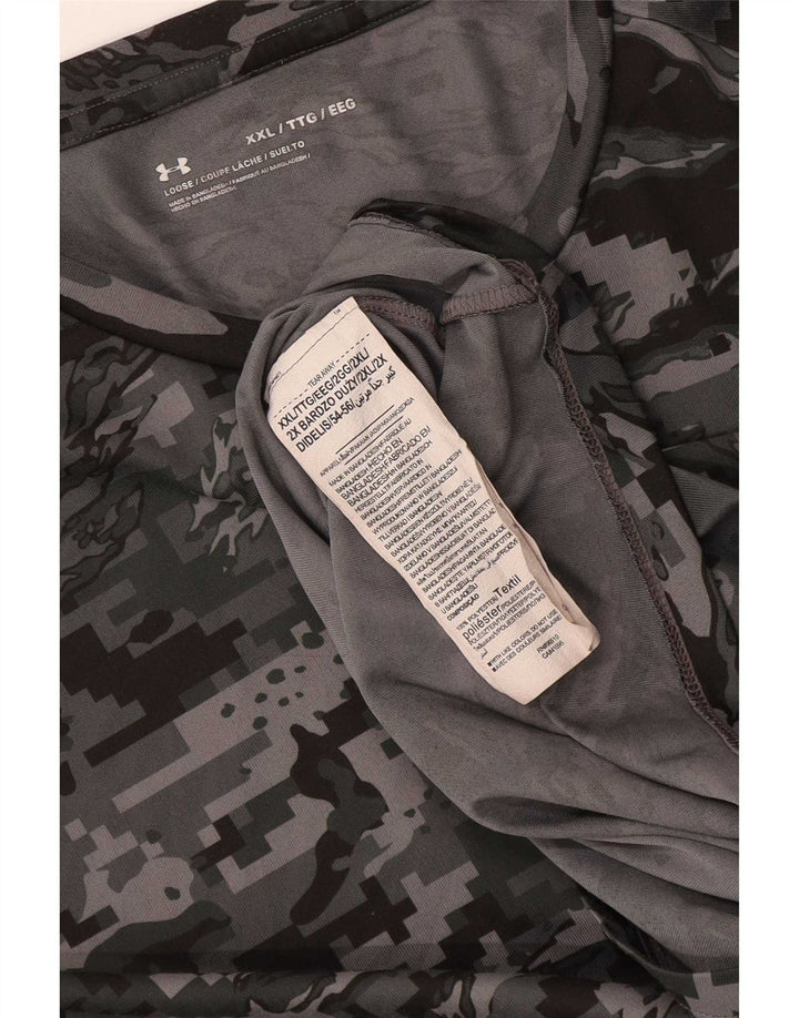 Under Armour muška majica kratkih rukava 2XL sivi kamuflažni poliester