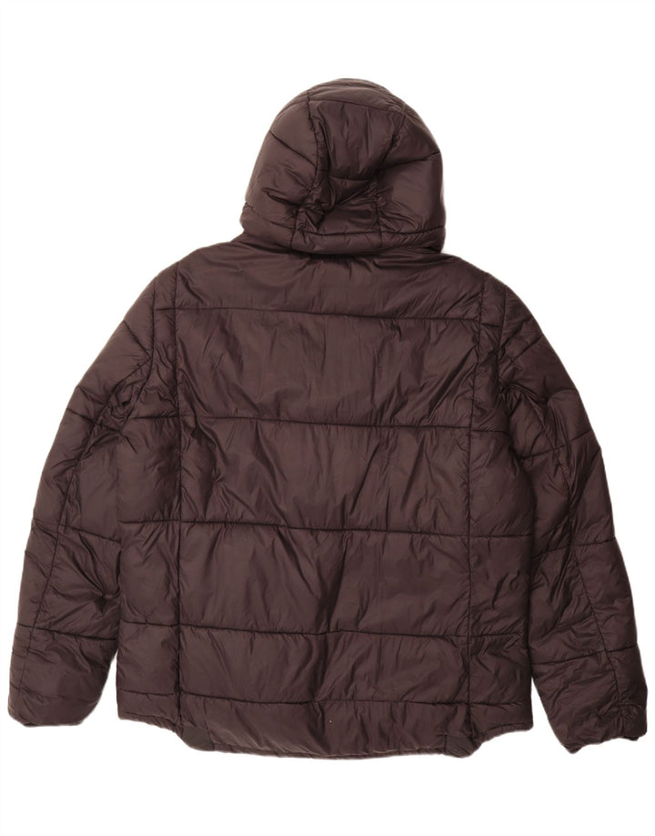 Barbour muška podstavljena jakna s kapuljačom UK 42 XL crni poliamid