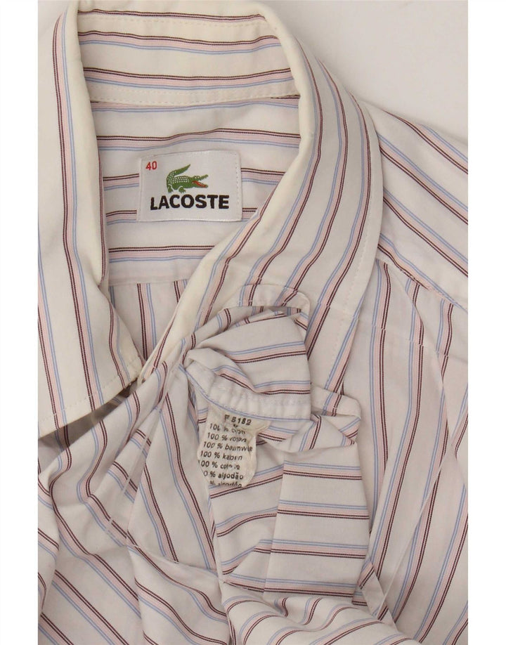 Lacoste muška košulja, veličina 40, srednji pamuk na bijele pruge