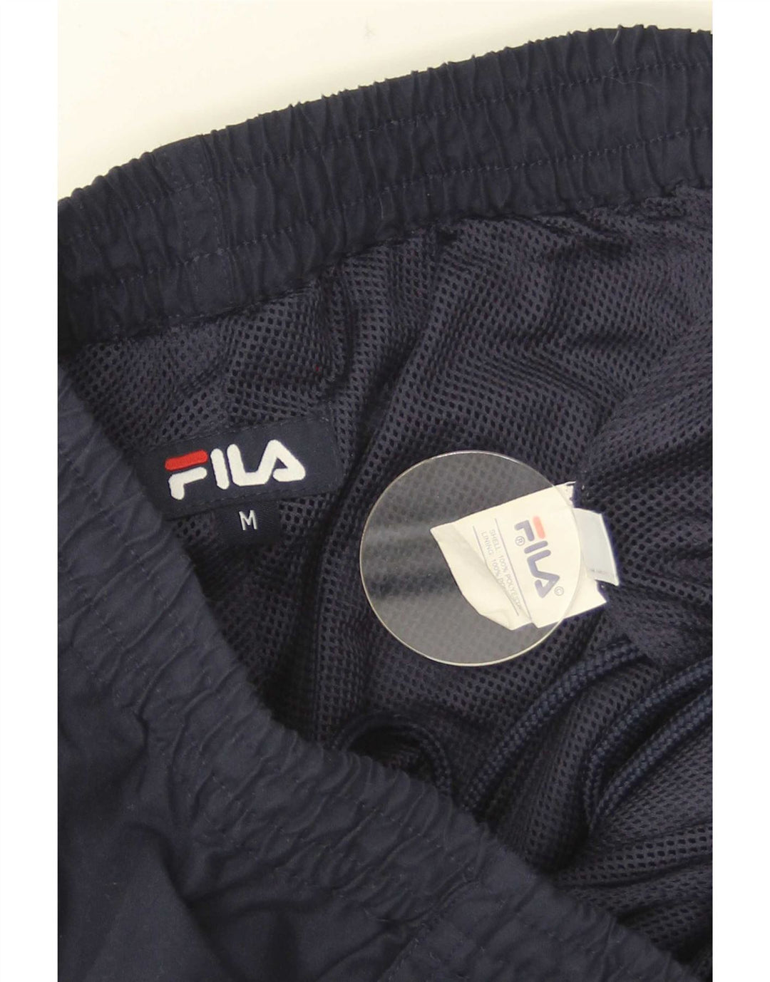 Fila muške sportske kratke hlače Graphic Bermuda srednje tamnoplave boje