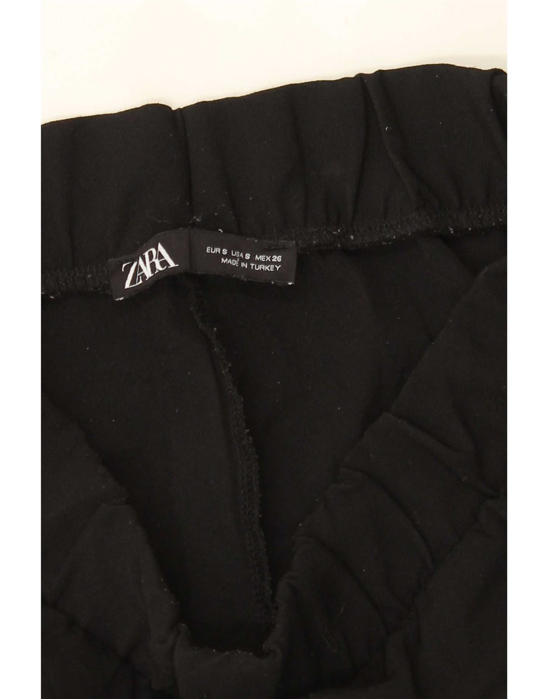 Zara ženska trenirka Hlače Joggers male crne poliesterske boje