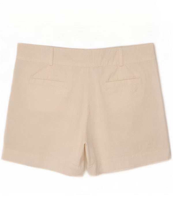 Crew Clothing Ženske Chino kratke hlače visokog struka UK 14 Large W34 White Linen