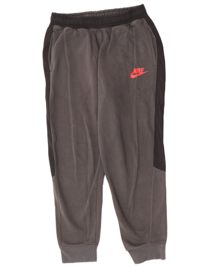 Nike muške trenirke Hlače Joggers srednje sive boje, pamuk