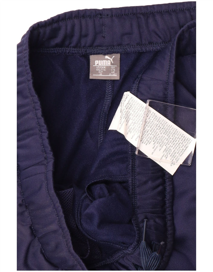 Puma Hlače za trenirku za dječake 15-16 godina tamnoplavi poliester