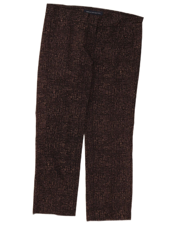 Skraćene ženske hlače French Connection UK 10 Male W32 L26 Smeđe Flecked