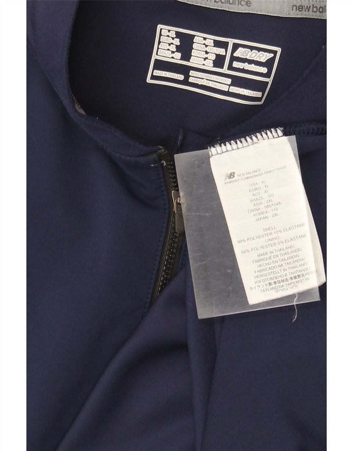 New Balance muška trenirka Gornja jakna XL tamnoplavi poliester