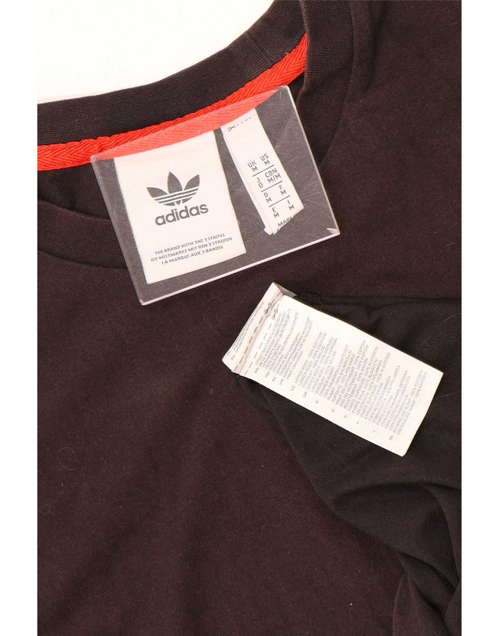 Adidas muška majica kratkih rukava srednje crne boje, pamuk