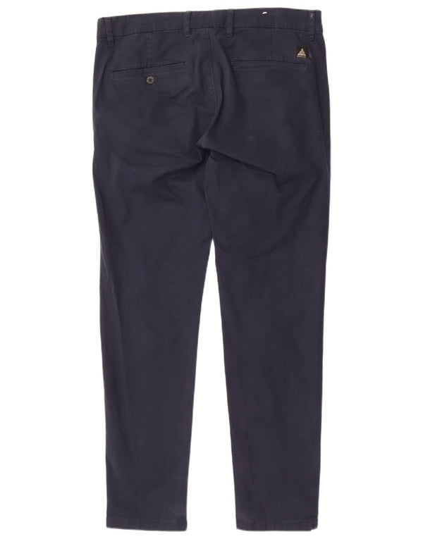 Zara muške uske chino hlače EU 44 Large W34 L31 tamnoplavi pamuk