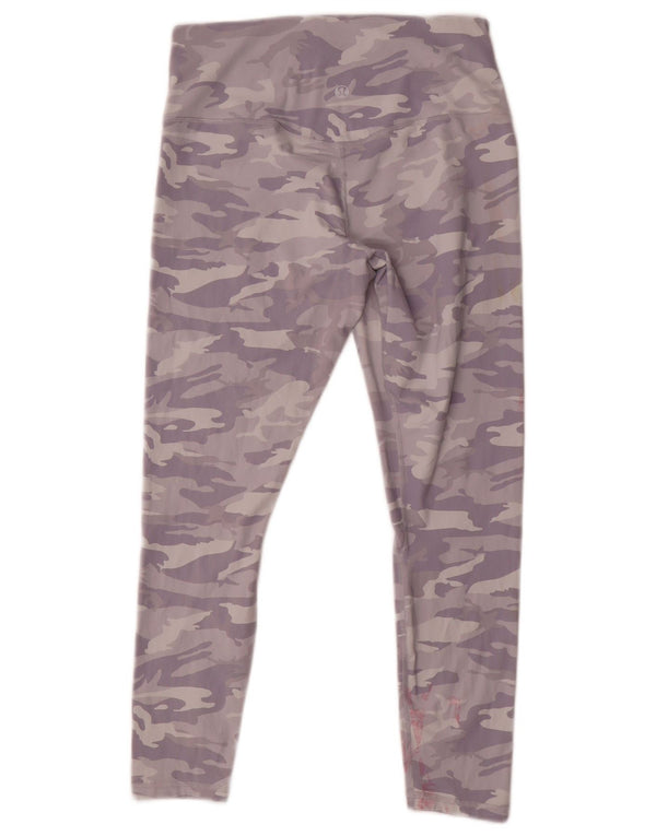 Lululemon ženske kratke tajice UK 14 velike ljubičaste kamuflažne boje