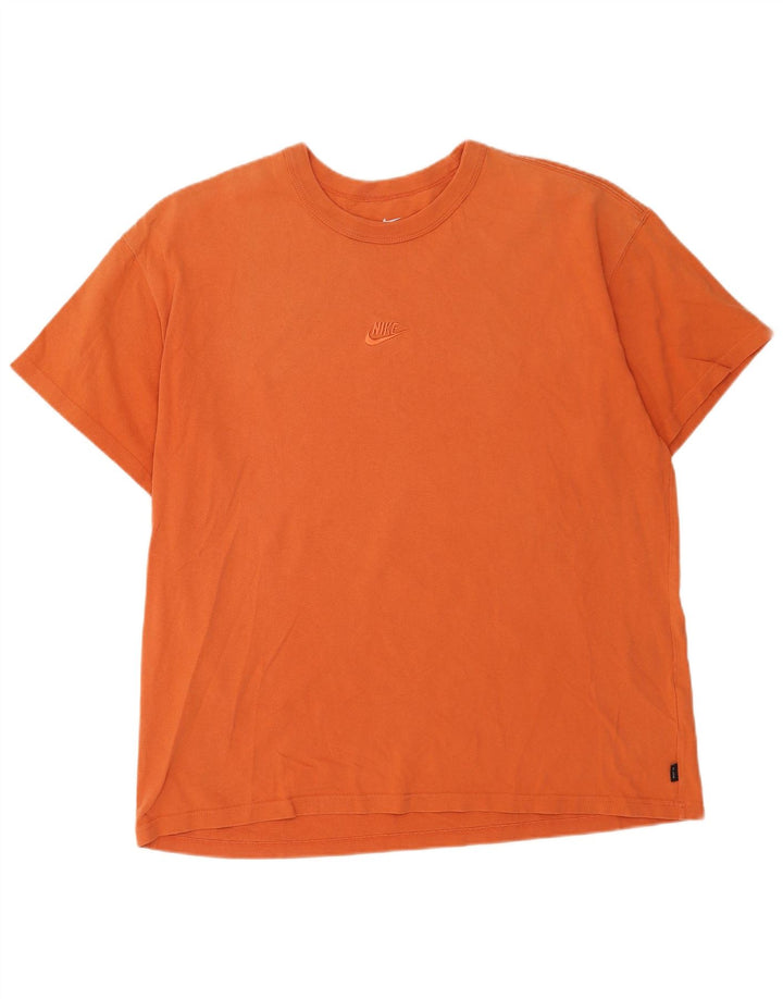 Nike muška majica kratkih rukava XL narančasti pamuk