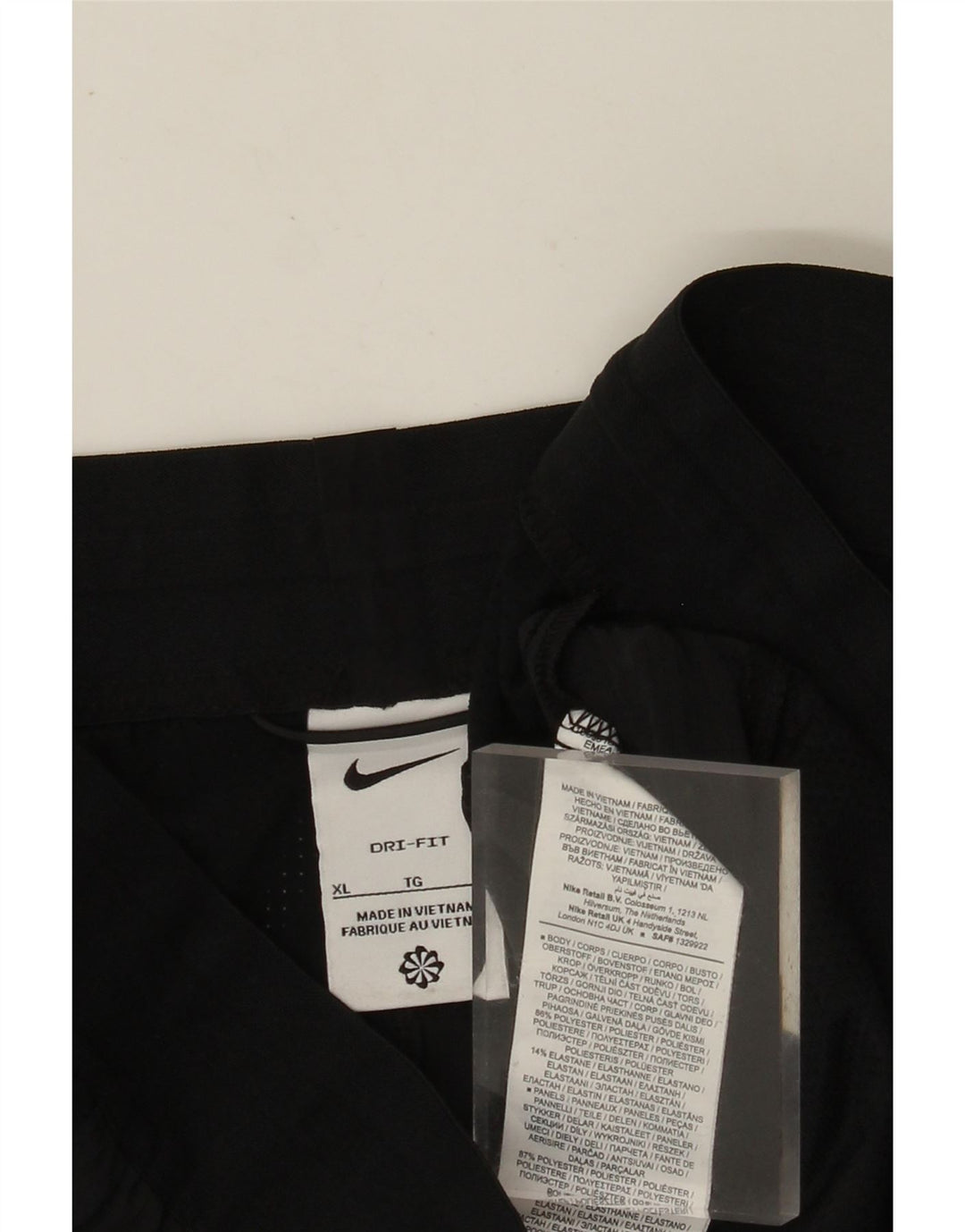 NIKE ženske kratke sportske hlače Dri Fit UK 18 XL crni poliester