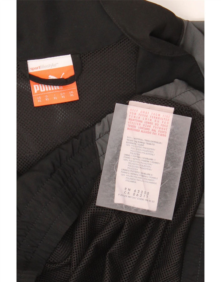 PUMA muška gornja jakna trenirke XL crni poliester u boji