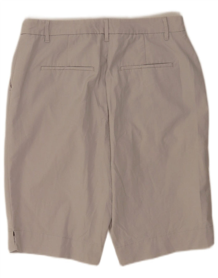 Marks & Spencer ženske chino kratke hlače UK 12 srednje W30 sivi pamuk