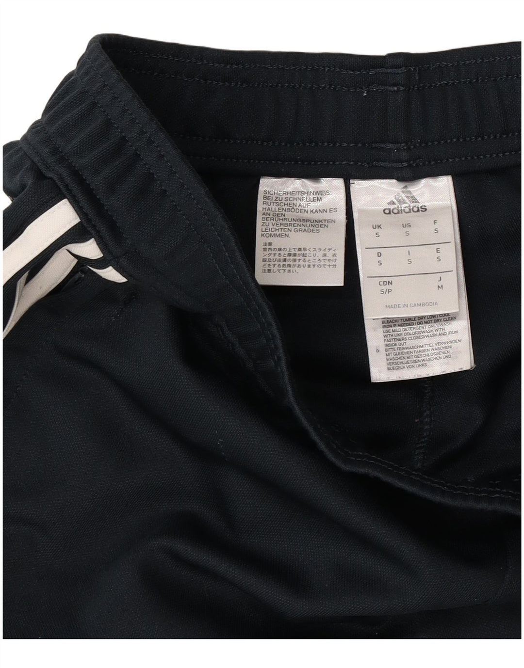 Adidas muške hlače od trenirke Real Madrid male crne od poliestera
