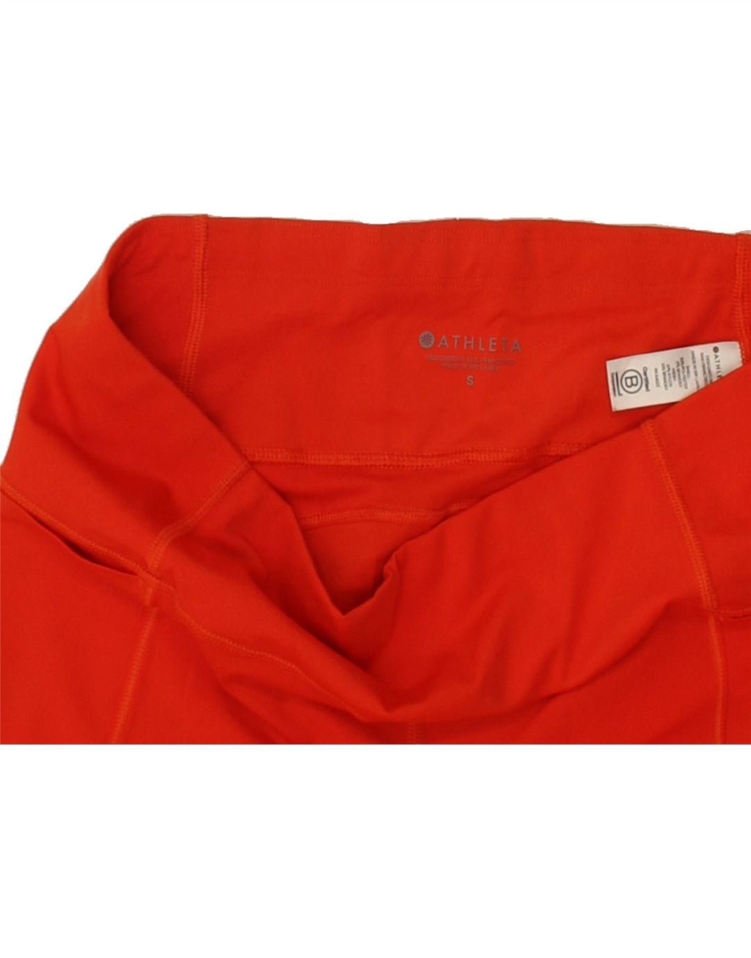 ATHLETA Womens Capri Leggings UK 10 Small  Red Polyester Vintage Athleta and Second-Hand Athleta from Messina Hembry 