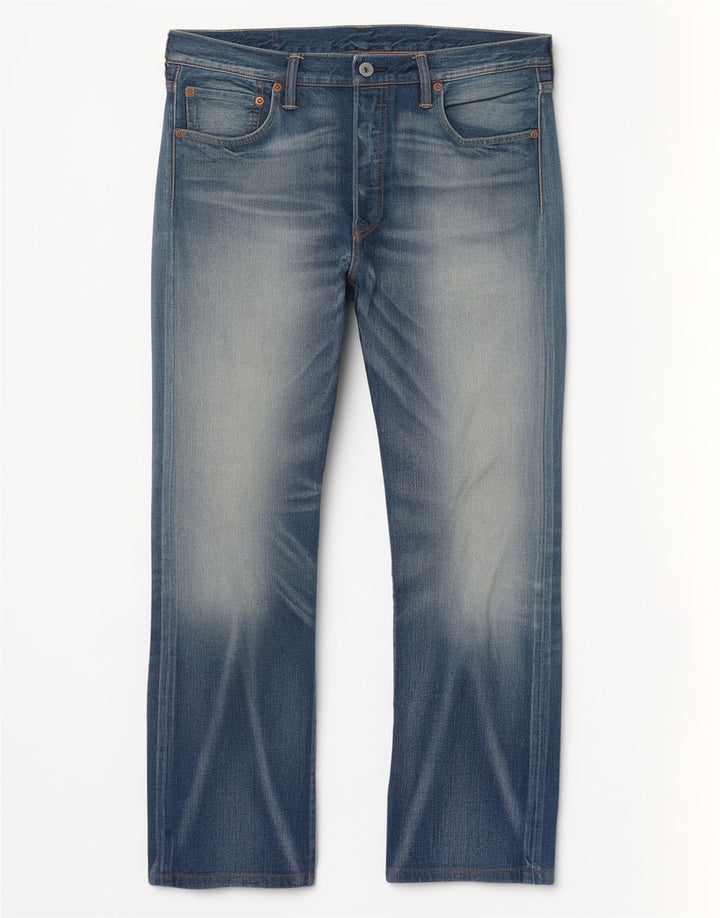 Levi's muške 501 ravne traperice W34 L28 plavi pamuk