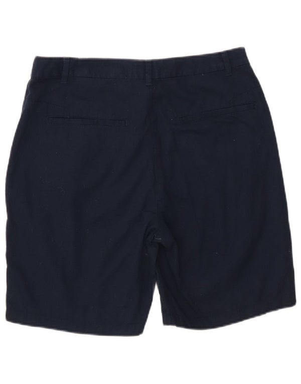 Marks & Spencer ženske chino kratke hlače UK 10 male W28 tamnoplavi pamuk