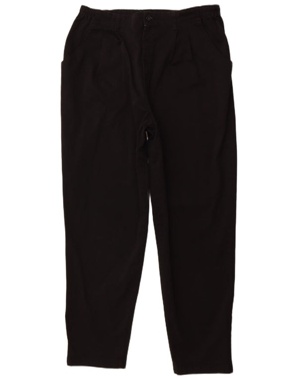 LEE Ženske chino hlače opuštenog kroja US 22 3XL W40 L31 crni pamuk