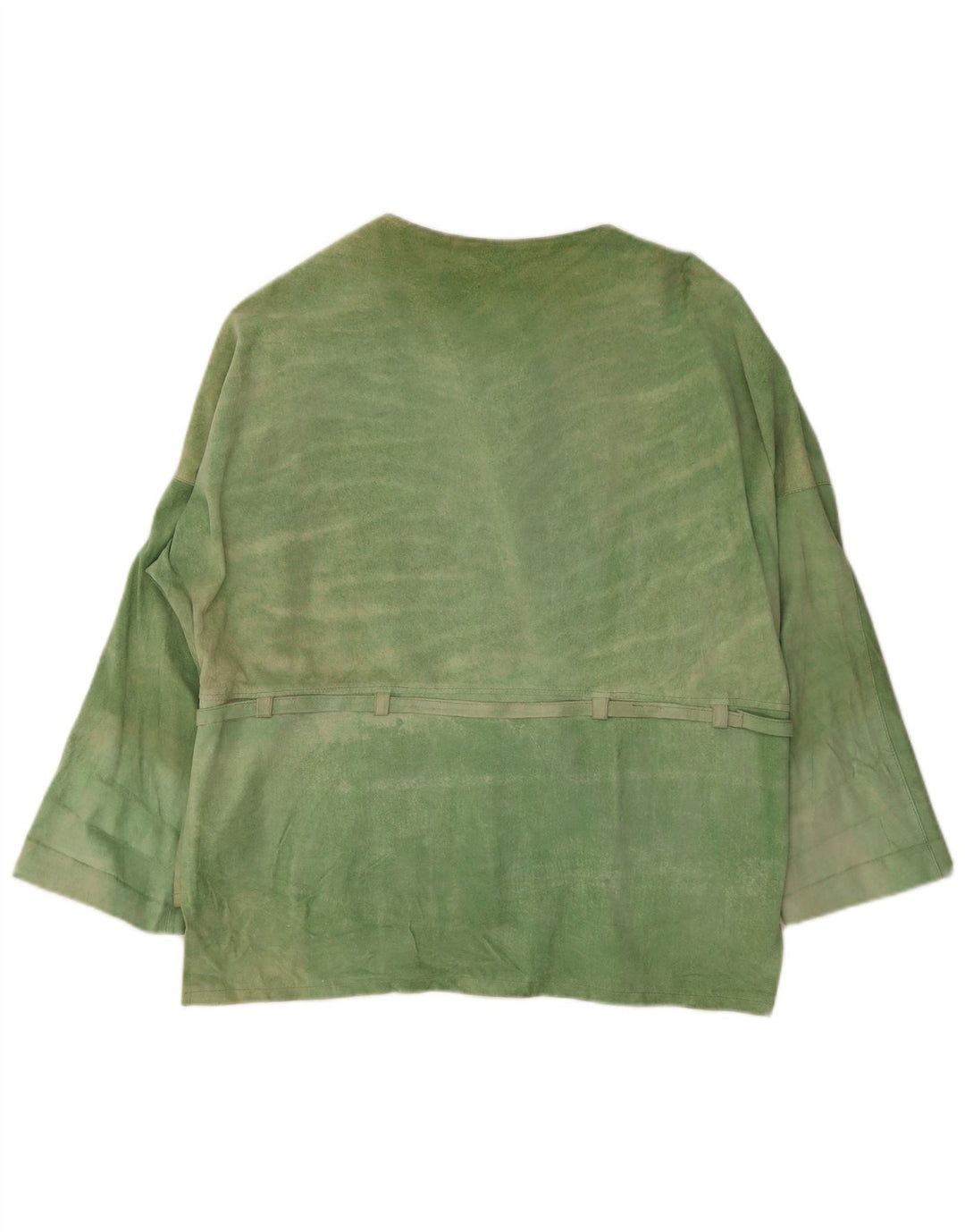 Vintage ženska jakna od brušene kože UK 20 2XL zelena
