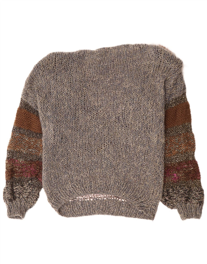 VINTAGE ženski džemper s morskim izrezom EU 40/42 srednje sive boje