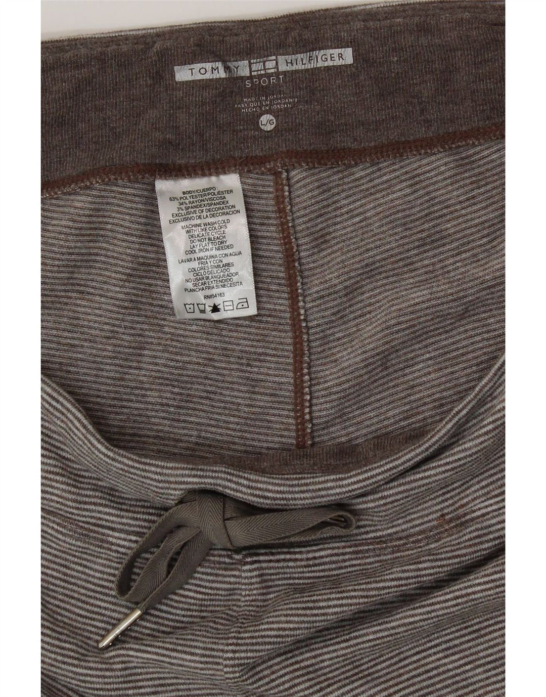 TOMMY HILFIGER Ženska trenirka Hlače Joggers UK 16 Large Grey