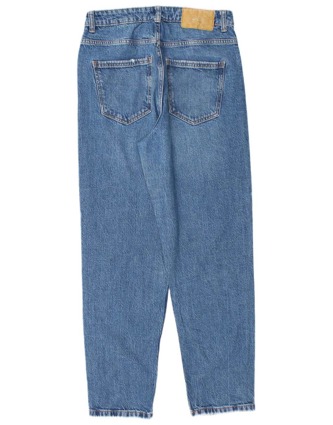 ZARA Ženske sužene traperice visokog struka EU 38 male W28 L28 plave