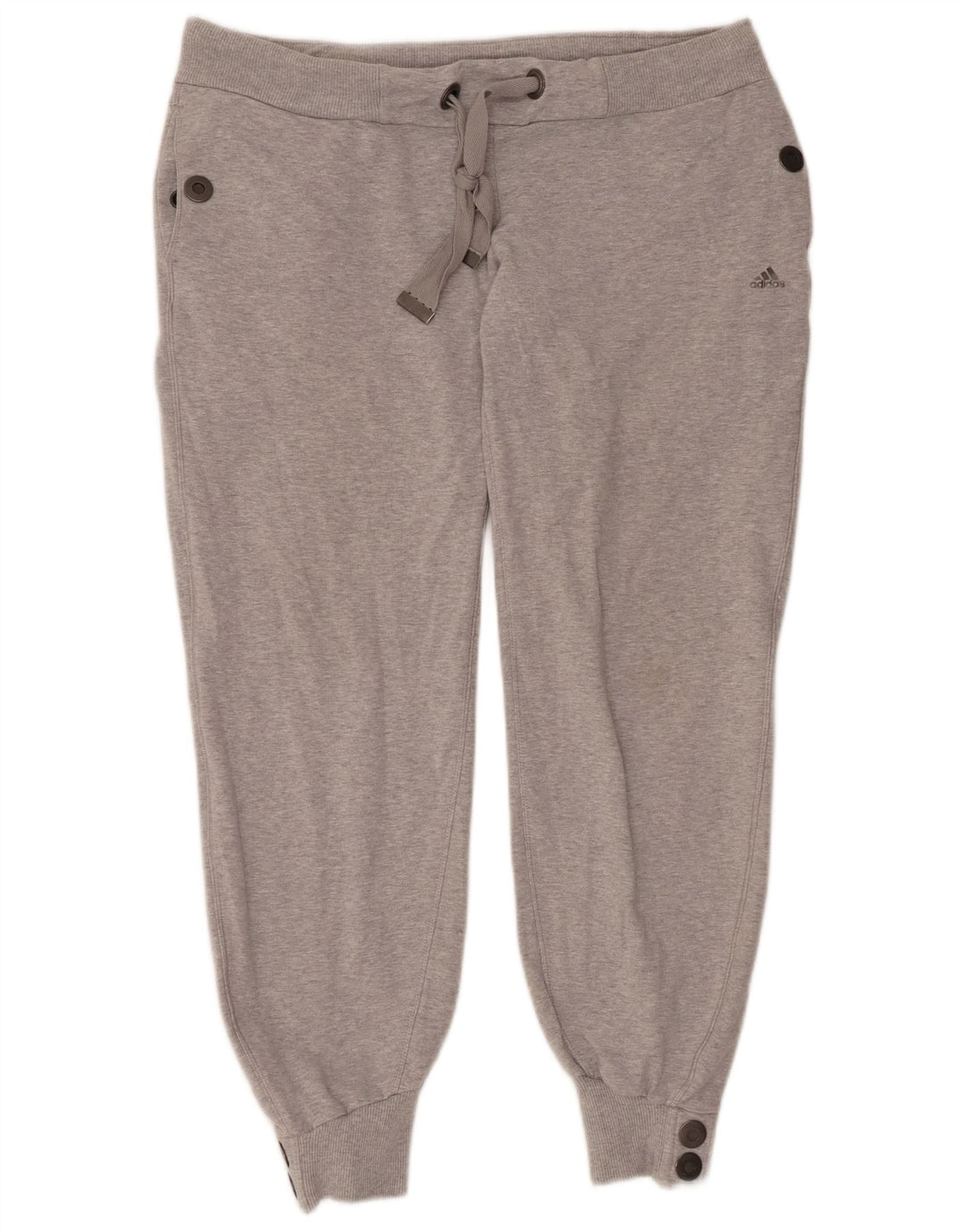 ADIDAS Ženska trenirka Hlače Joggers UK 16 Large Grey Flected Cotton