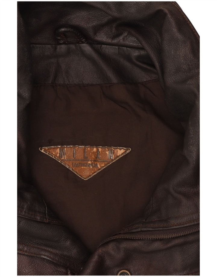 Milan muška kožna jakna UK 40 Large Brown