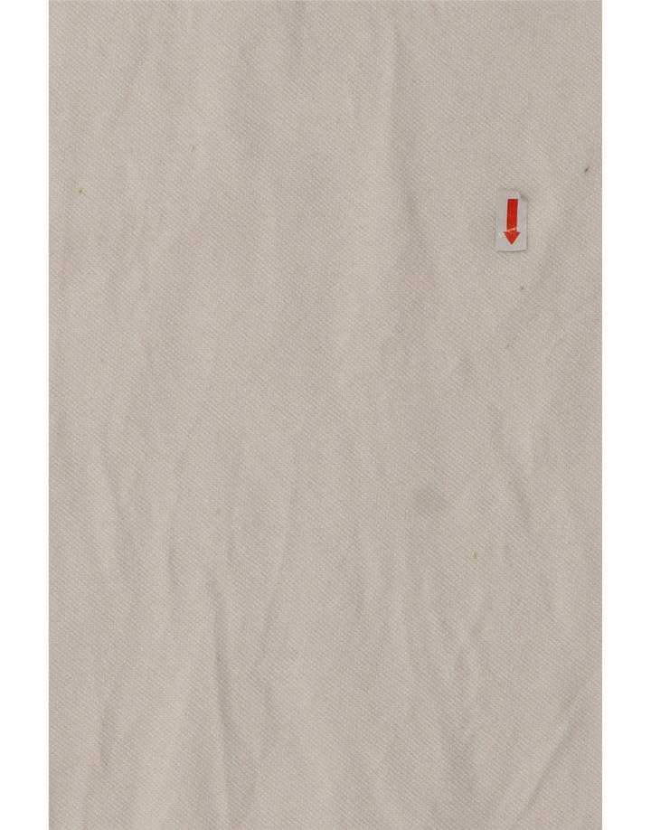 POLO RALPH LAUREN Muška mala bijela polo majica dugih rukava prilagođenog kroja