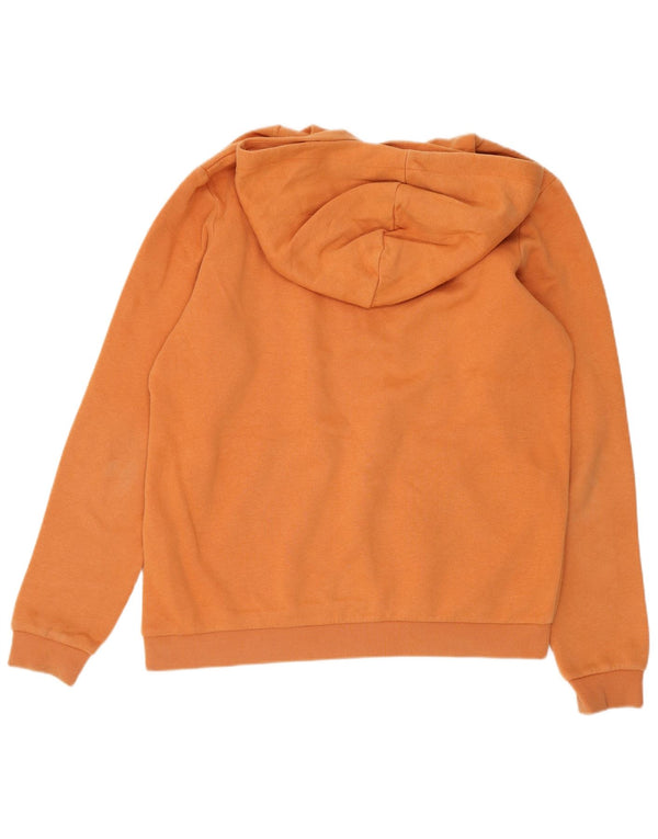 Džemper s kapuljačom Jack & Jones za dječake, 13-14 godina, narančasti pamuk