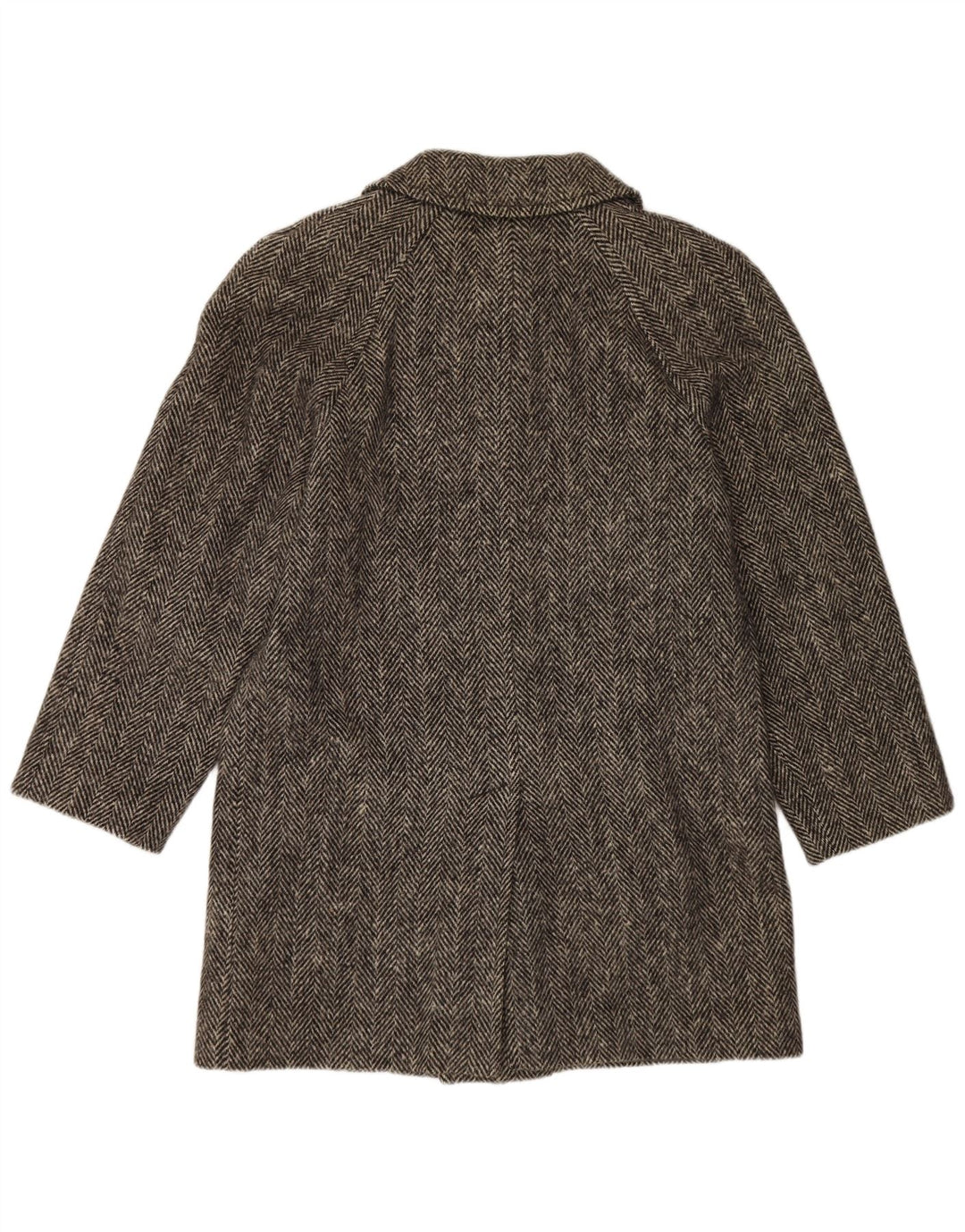 BLUE DEVIL Muški gornji kaput UK 38 srednje siva vuna riblja kost