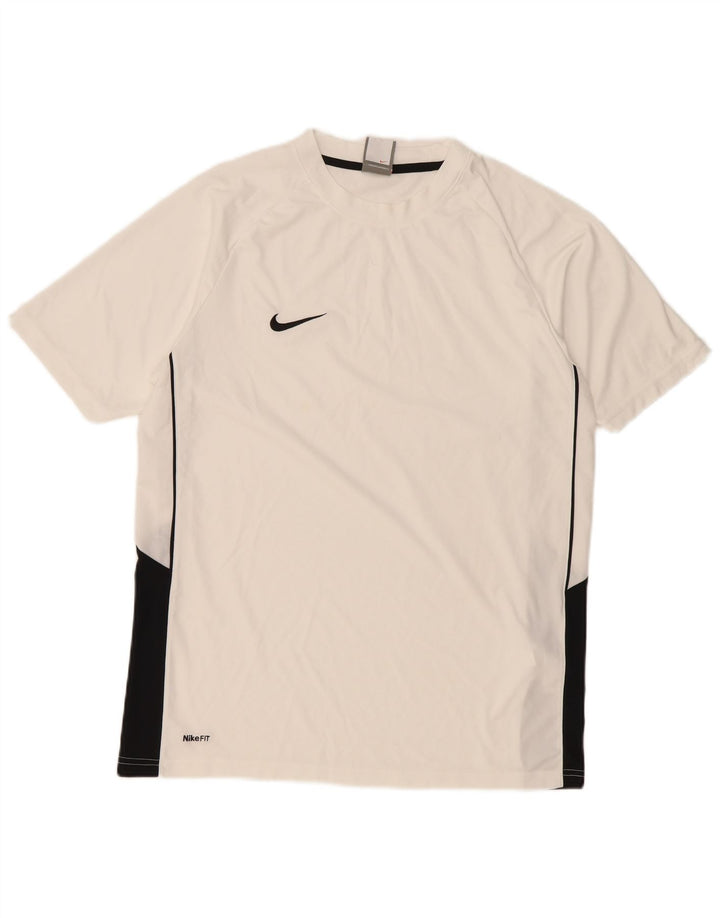 Nike Muška majica kratkih rukava UK 39/41 srednje bijele boje poliester