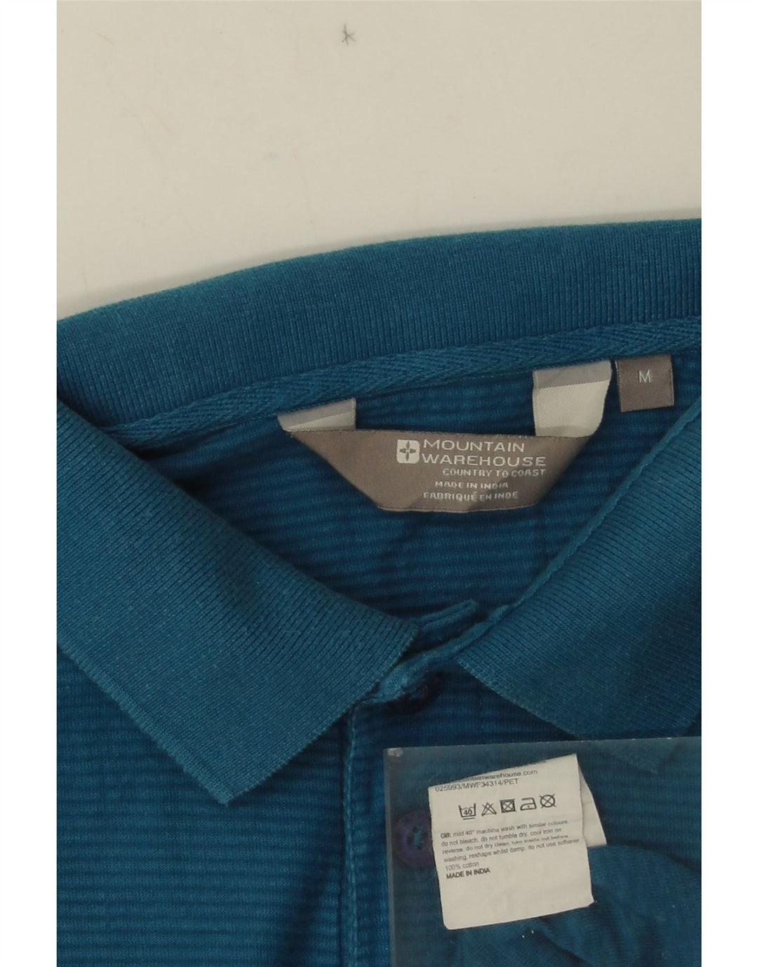 Mountain Warehouse muška polo majica srednje plave pruge, pamuk