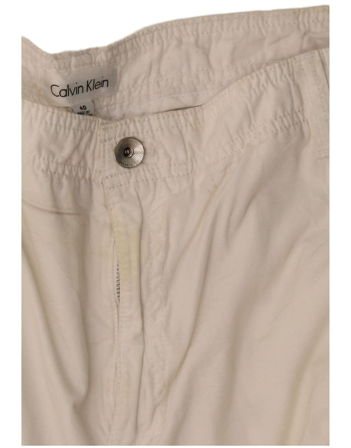 Calvin Klein muške kargo kratke hlače W40 XL bijeli pamuk