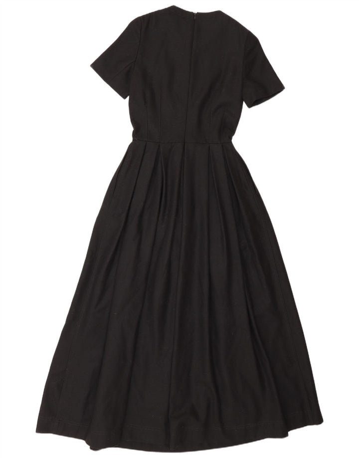 Massimo Dutti ženska maksi haljina EU 34 2XS crna vuna