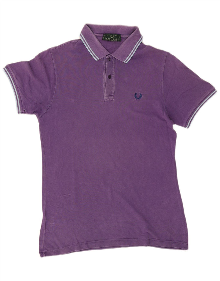 FRED PERRY Muška polo majica srednje ljubičaste pruge, pamuk