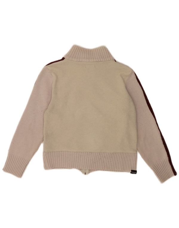 Kappa ženska jakna od flisa UK 10 Small Beige Colourblock Poliester Sports
