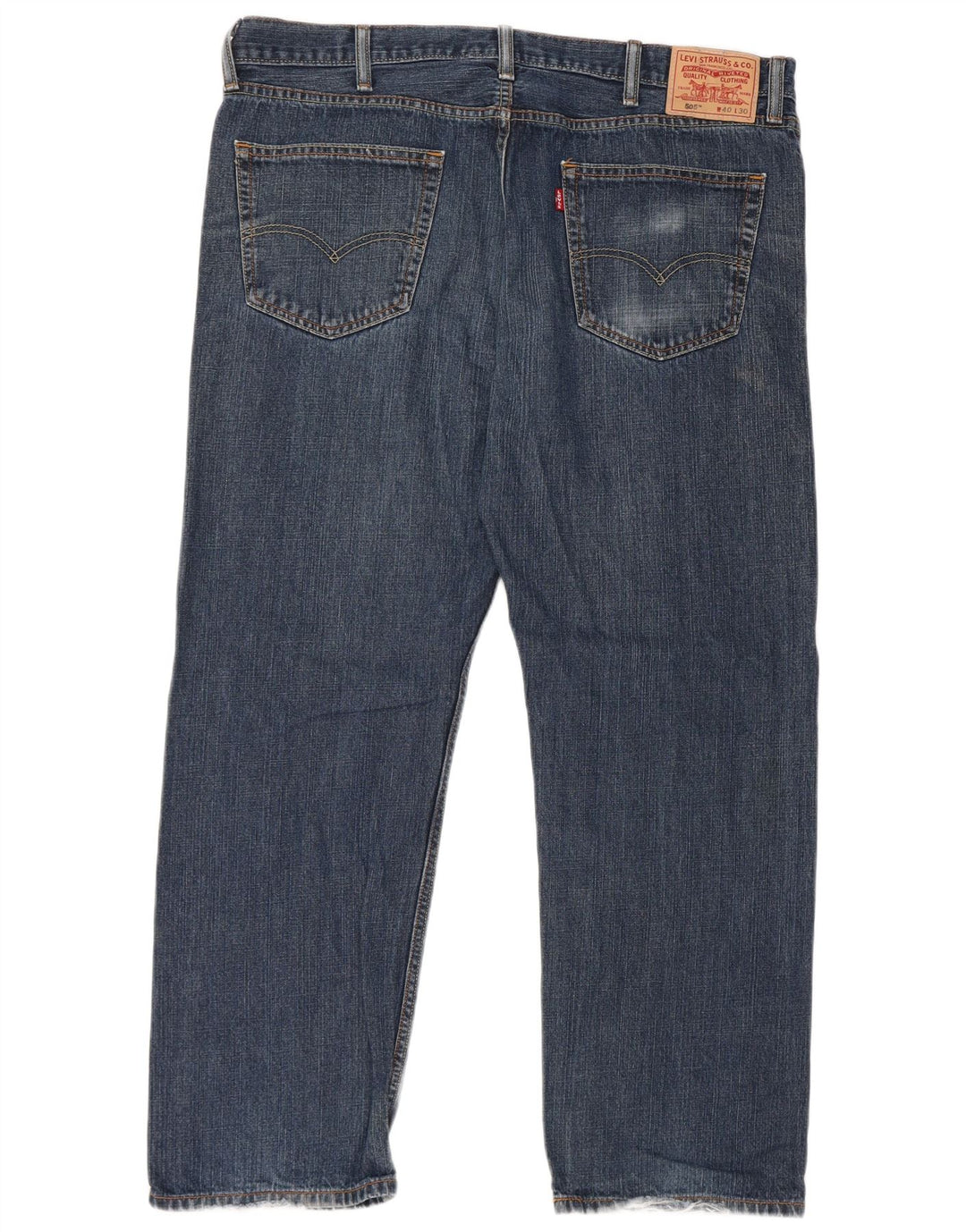 Levi's muške 505 ravne traperice W40 L30 plavi pamuk