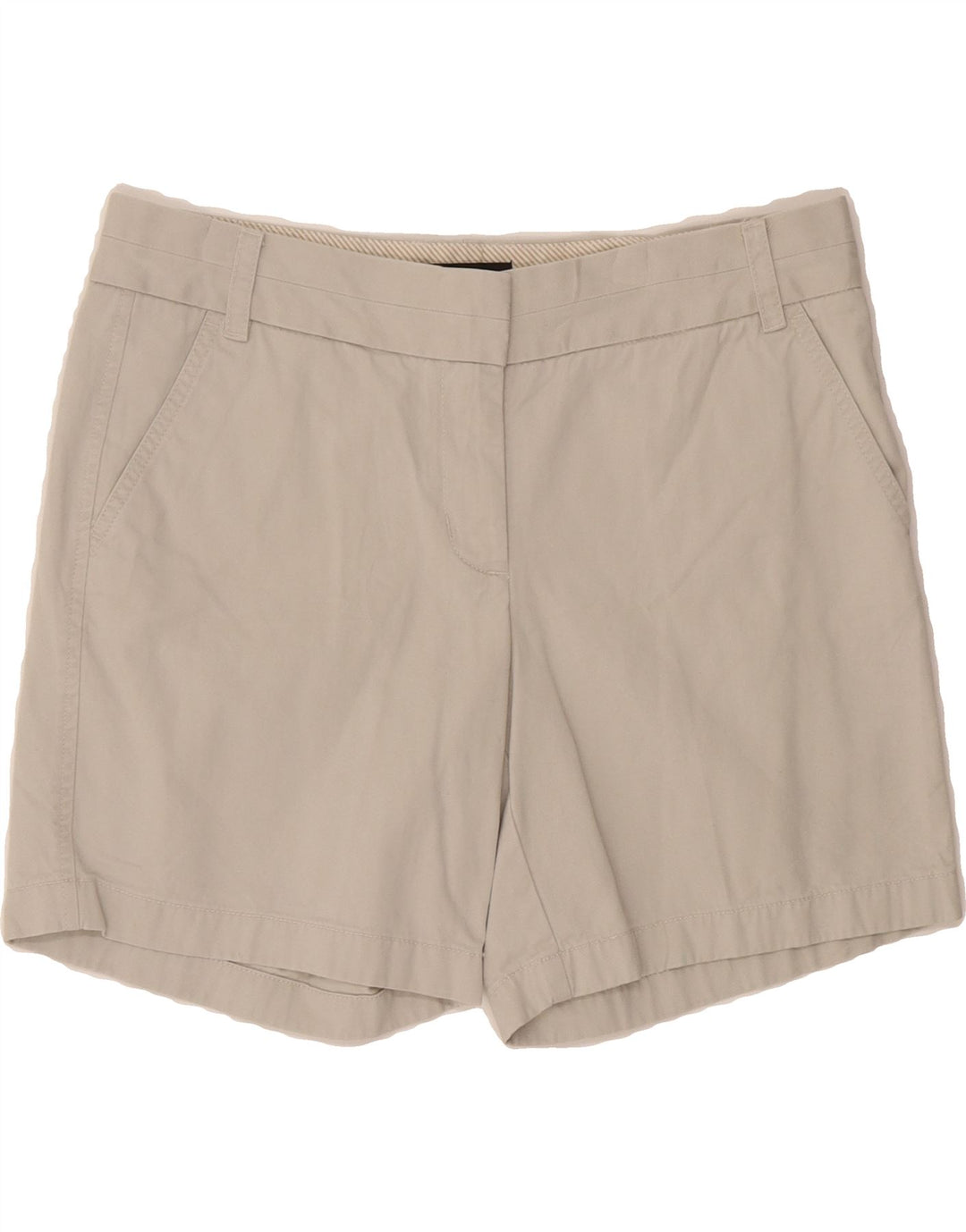 J. CREW Womens Chino Shorts US 8 Medium W34  Beige Cotton Vintage J. Crew and Second-Hand J. Crew from Messina Hembry 