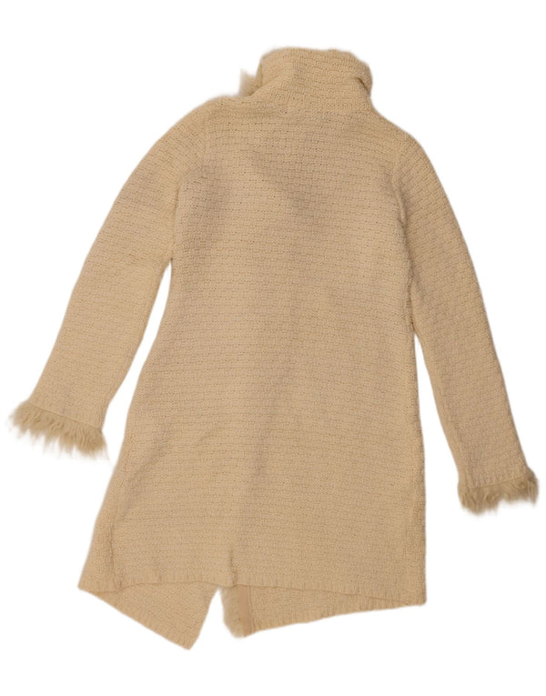 Zara ženski kardigan džemper UK 12 srednje bijele vune