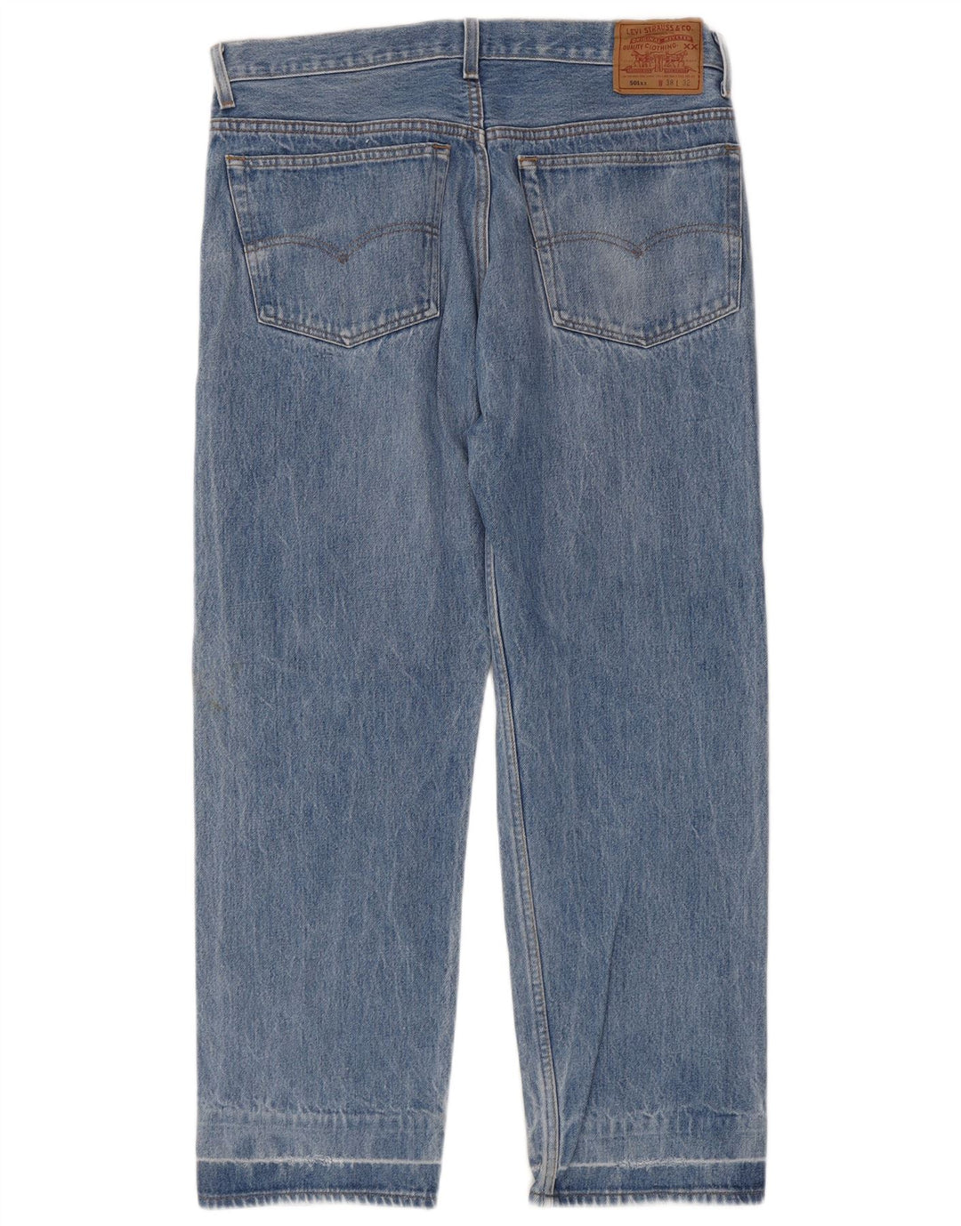 Levi's muške 501 ravne traperice W38 L29 plavi pamuk