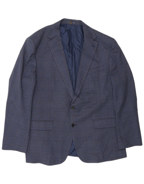 Marks & Spencer muška jakna sa 2 gumba UK 48 2XL plava houndstooth