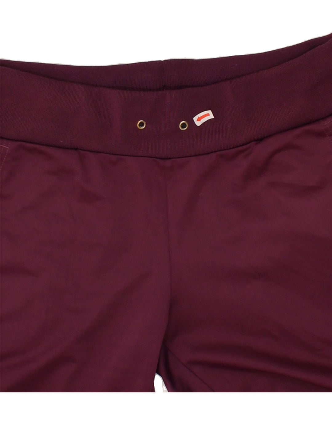 DIADORA Womens Tracksuit Trousers Joggers UK 10 Small  Maroon Polyester Vintage Diadora and Second-Hand Diadora from Messina Hembry 